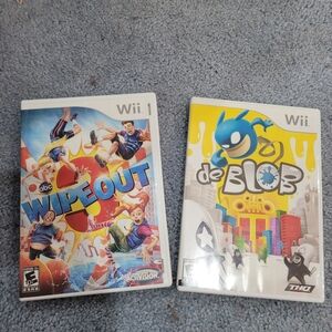 DeBlob & wipeOut for WII